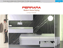 Tablet Screenshot of ferrara.com.sg